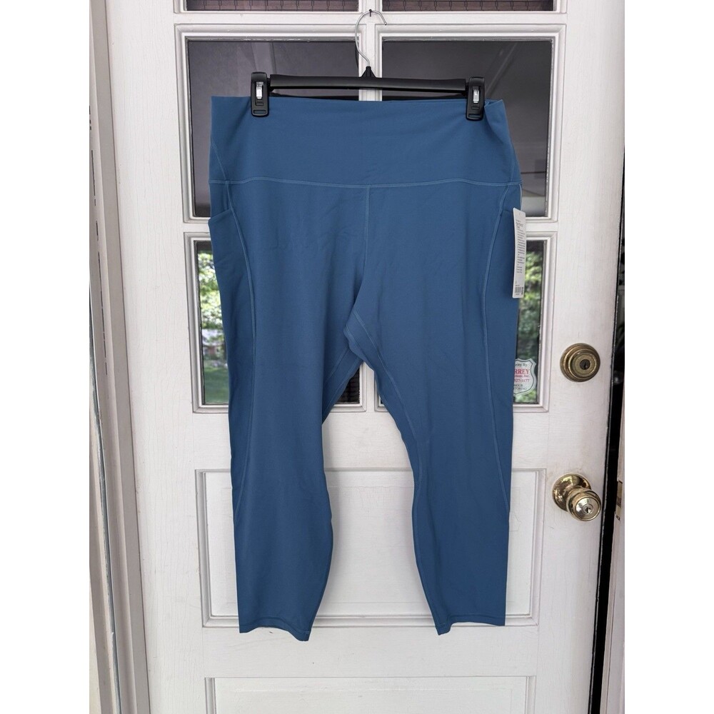 Lululemon Align High Rise Pant 25” Blue New Waist Pocket Gym Yoga Athleisure 20